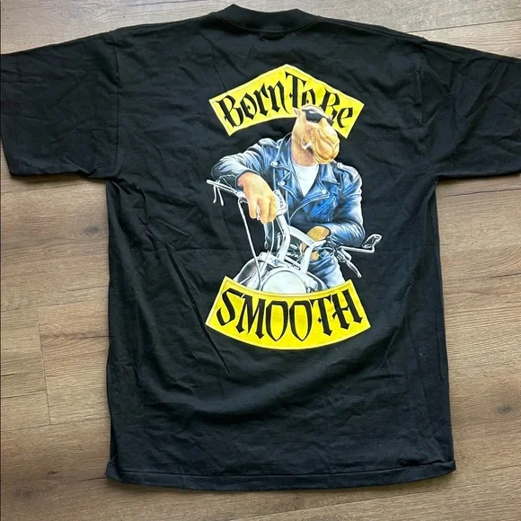Camel Joe Vintage 1992 Black Graphic Tee - Born to Be Smooth ! XL - Picture 1 of 5